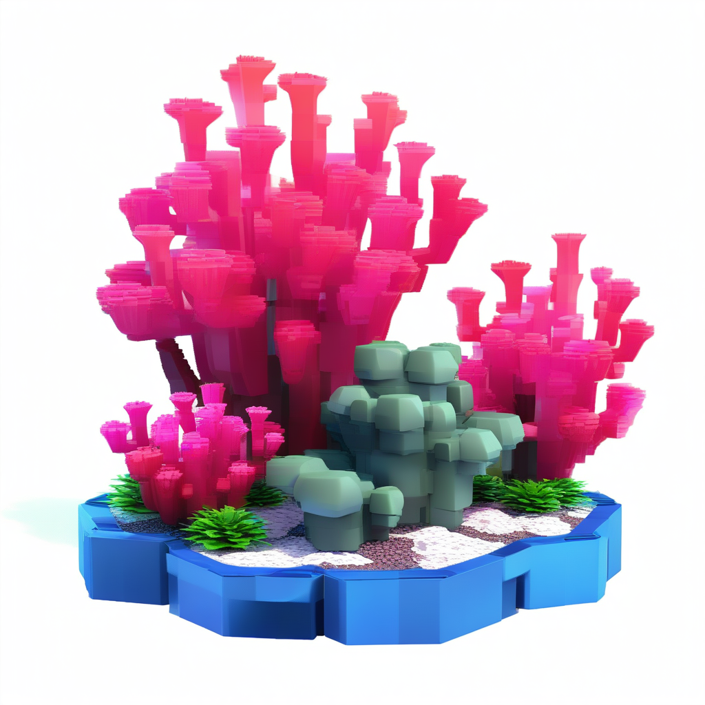 Coral Fan Bush