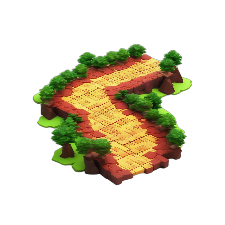 Lava Tile Road
