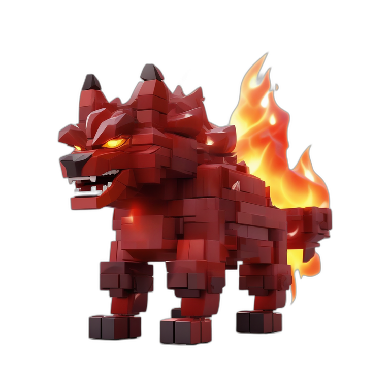 Fire Wolf Beast