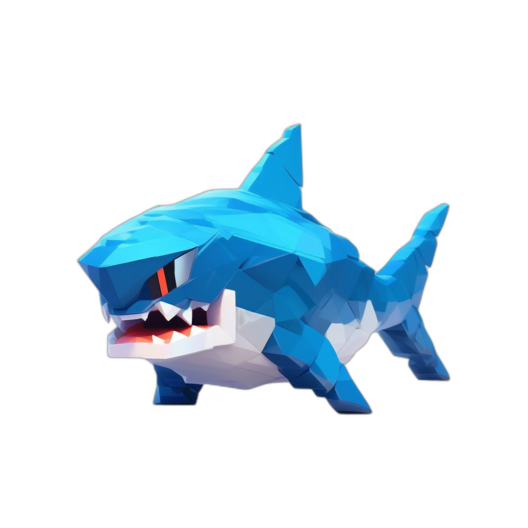 Crystal Shark Monster
